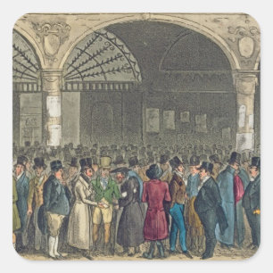 Tom & Jerry visiting the Stock Exchange, from 'Lif Square Sticker