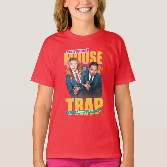 Tom & Jerry With Kayla and Terrance - Mouse Trap T-Shirt (Front)