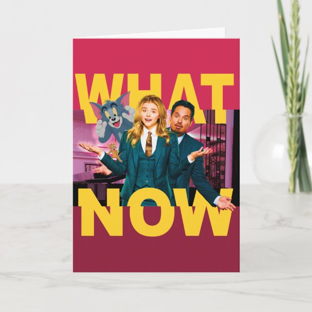 Tom & Jerry With Kayla and Terrance - What Now Card (Front)