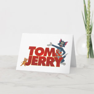 Tom & Jerry With Movie Logo Card