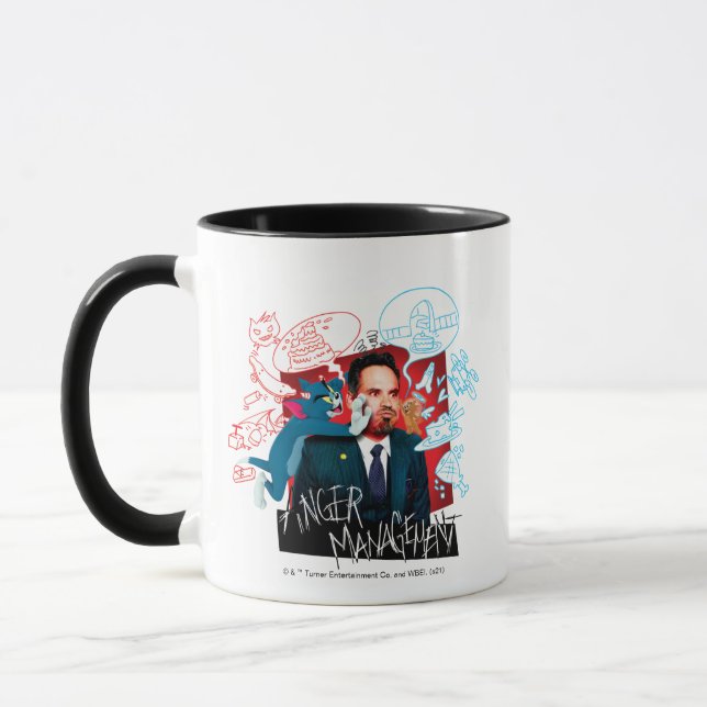 Tom & Jerry With Terrance - Anger Management Mug (Left)