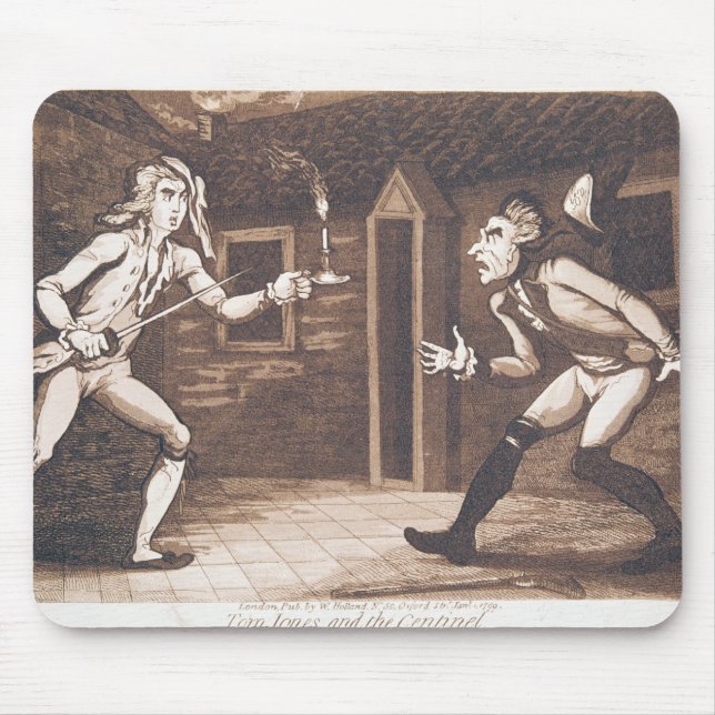 Tom Jones and the Centinel, 1799 Mouse Pad (Front)