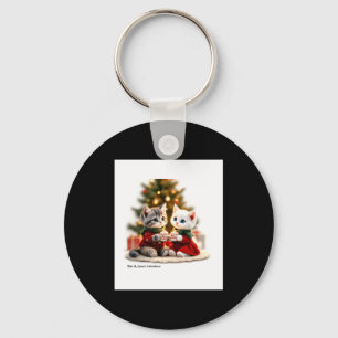Tom Luna Cozy Christmas Cocoa  Key Ring