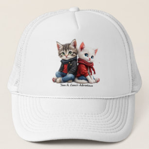 Tom & Luna Everyday Hat – Cute Cat Couple Baseball