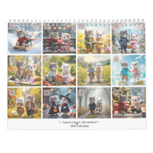 Tom & Luna’s Adventures™ – 2026 Cosy Seasons Calen Calendar