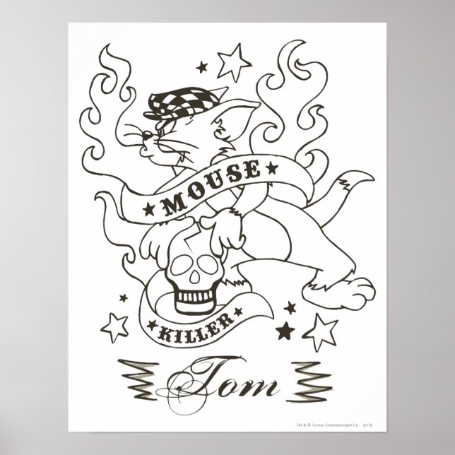 Tom Mouse Killer Tattoo 1 Poster (Front)