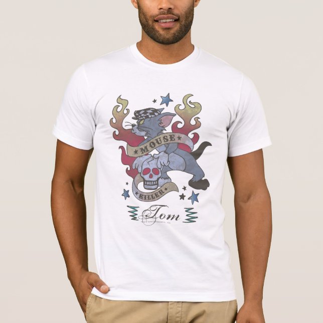 Tom Mouse Killer Tattoo 2 T-Shirt (Front)
