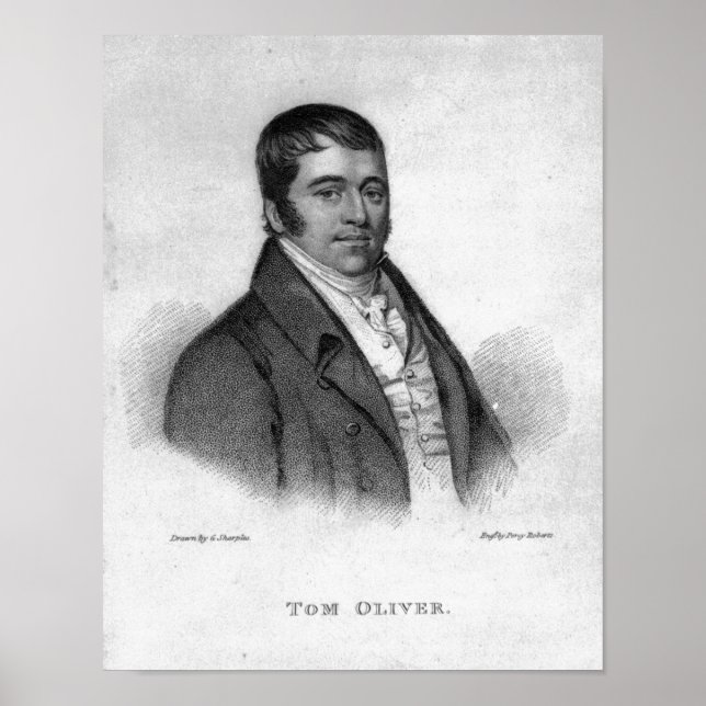 Tom Oliver, engraved by Percy Roberts Poster (Front)