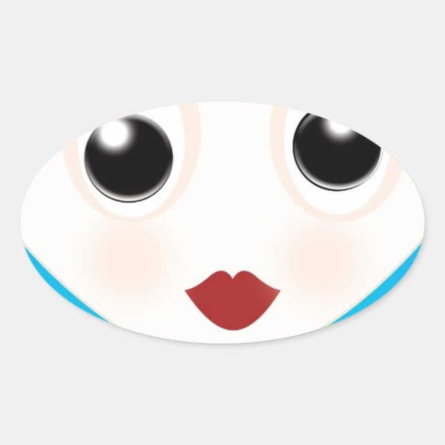 Tom Oval Sticker (Front)