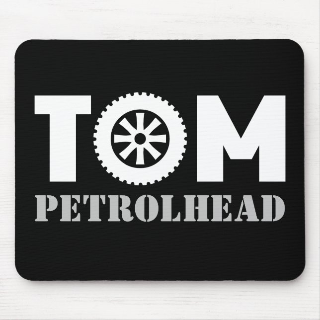 Tom Petrol Head Mouse Pad (Front)