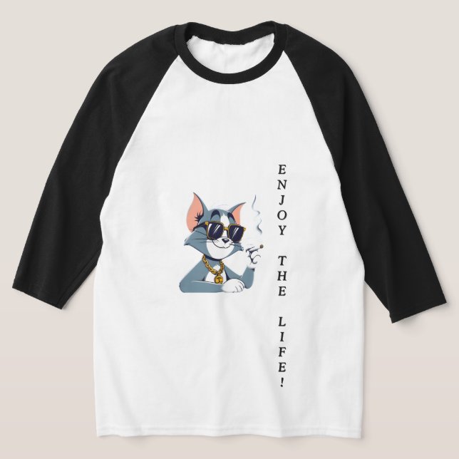 Tom Print  T-Shirt (Laydown)