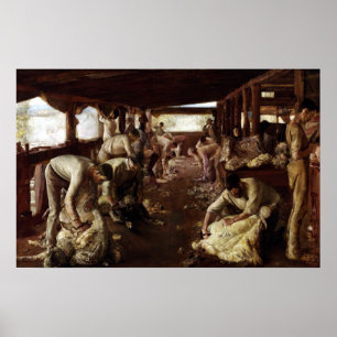 Tom Roberts The Golden Fleece Poster
