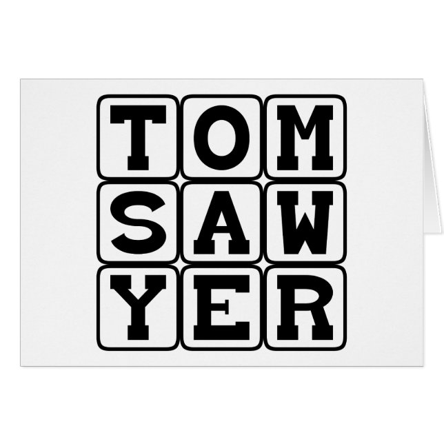 Tom Sawyer, Book By Mark Twain (Front Horizontal)