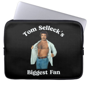 Tom Selleck's Biggest Fan Retro Style Design Laptop Sleeve
