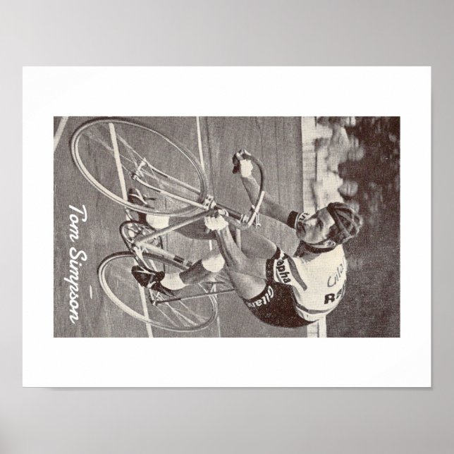 Tom Simpson poster print (Front)