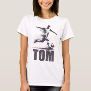 Tom Soccer Boys Personalized First Name Tom T-Shirt
