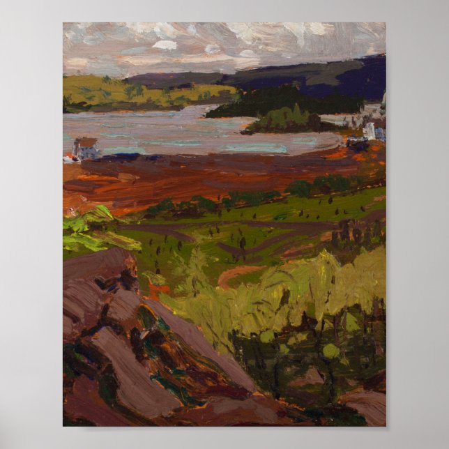  Tom Thompson Painting Canoe Lake Ontario Land Poster (Front)
