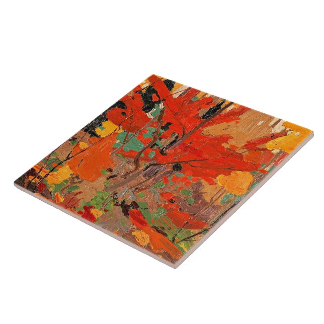 Tom Thomson - Autumn, fine art, Tile (Side)