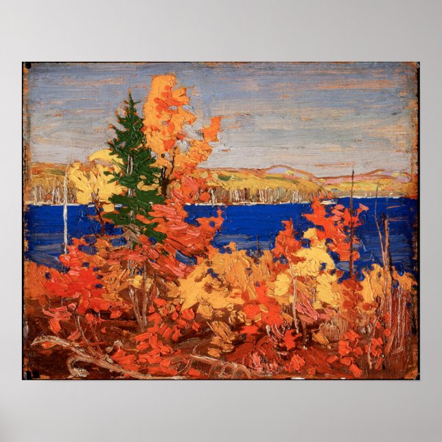 Tom Thomson Autumn Foliage Fall 1916 Poster (Front)