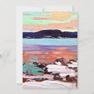 Tom Thomson - Landscape with Snow Card