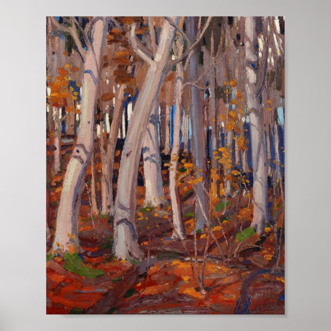 Tom Thomson Painting October Canadian Landscape  Poster (Front)
