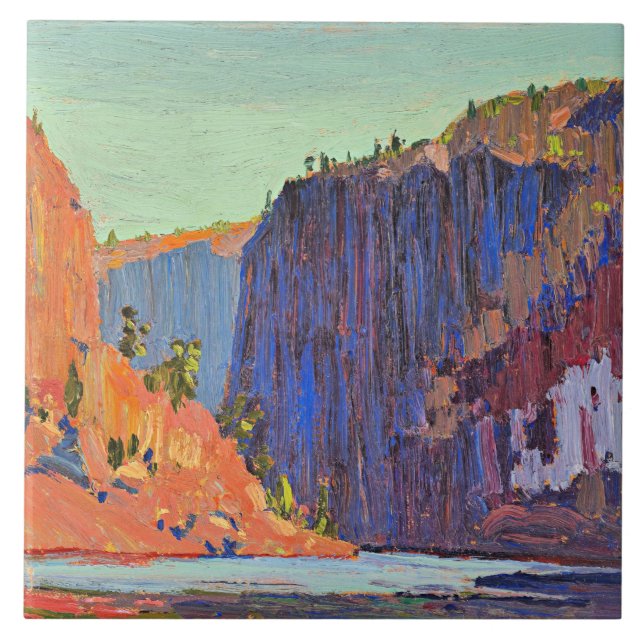 Tom Thomson — Petawawa Gorges Tile (Front)