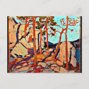 Tom Thomson - Pine Cleft Rocks Postcard