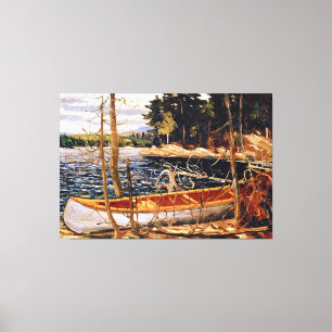 Tom Thomson - The Canoe Canvas Print
