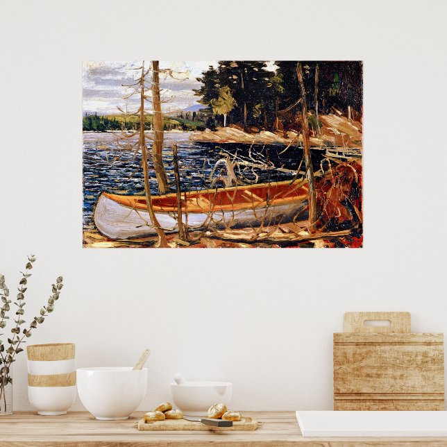 Tom Thomson - The Canoe, Poster (Kitchen)