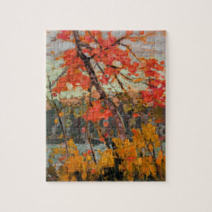 Tom Thomson - Twisted Maple Jigsaw Puzzle