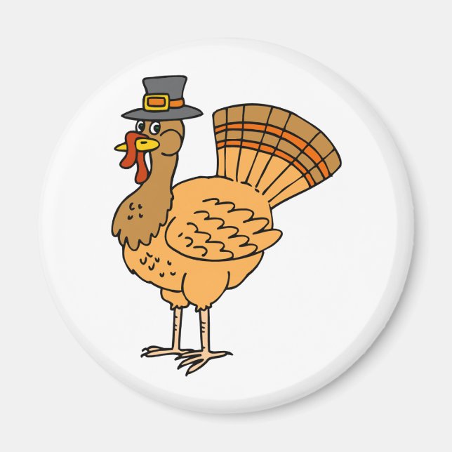 Tom Turkey Magnet (Front)