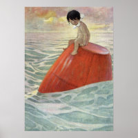 Tom Upon the Buoy by Jessie Willcox Smith