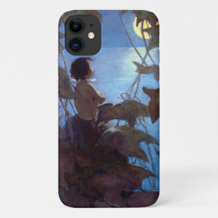 Tom Watching the Moon, Jessie Willcox Smith Case-Mate iPhone Case
