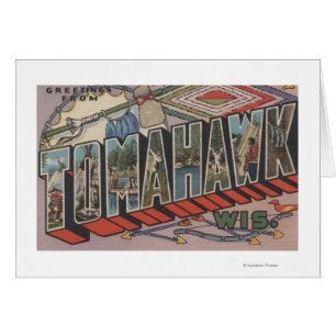 Tomahawk, Wisconsin - Large Letter Scenes