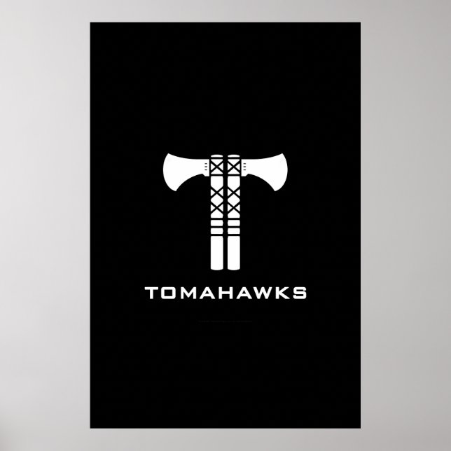 Tomahawks Logo Poster (Front)