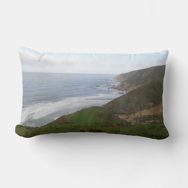 Tomales Point at Point Reyes National Seashore Lumbar Cushion (Front)