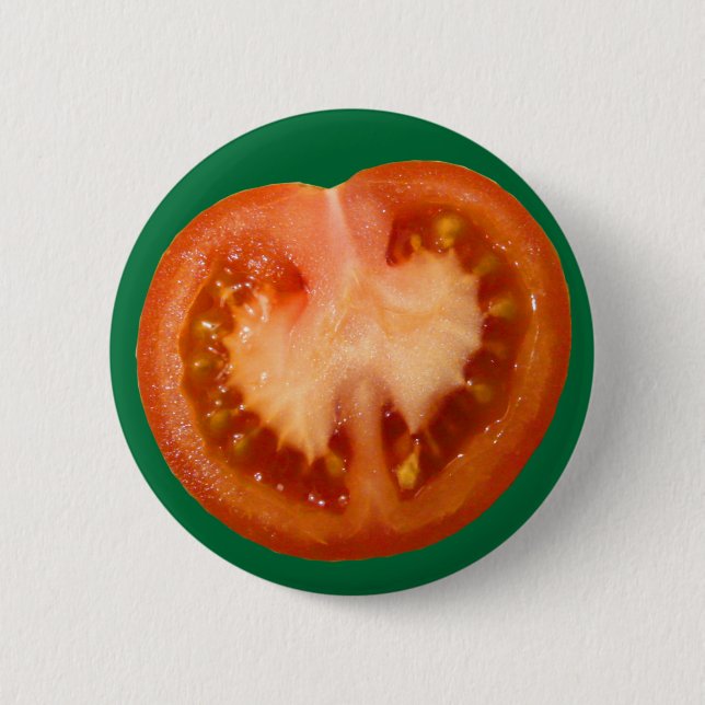 Tomato 6 Cm Round Badge (Front)