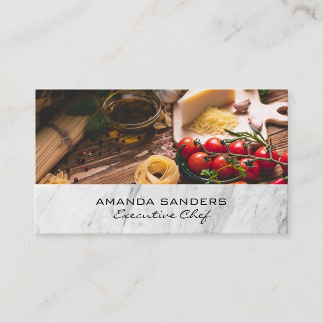 Tomato and Pasta Business Card (Front)