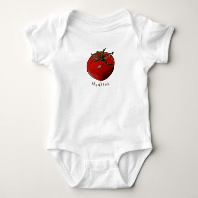 Tomato Baby Bodysuit (Front)
