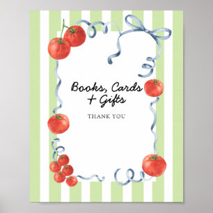 Tomato Baby shower  Books, Cards, Gifts Poster