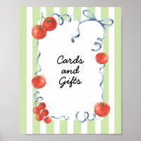 Tomato Baby shower Cards & Gifts
