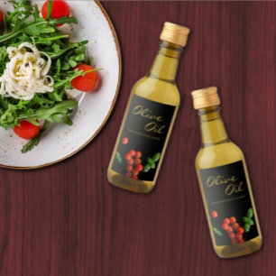 Tomato Basil Olive Oil Favour Infusion Label