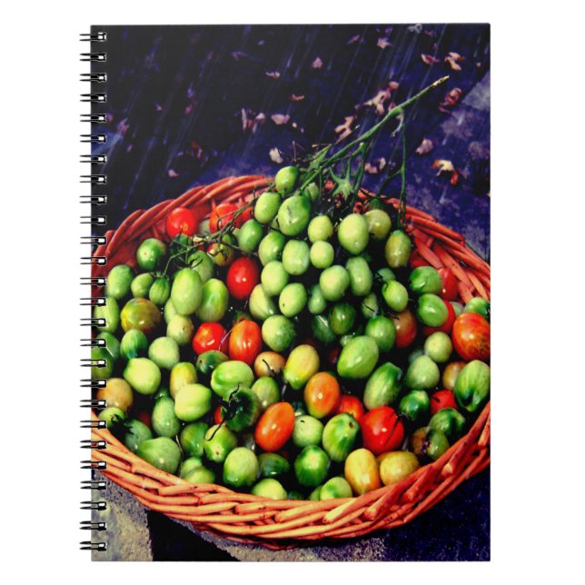 Tomato Basket  Notebook (Front)