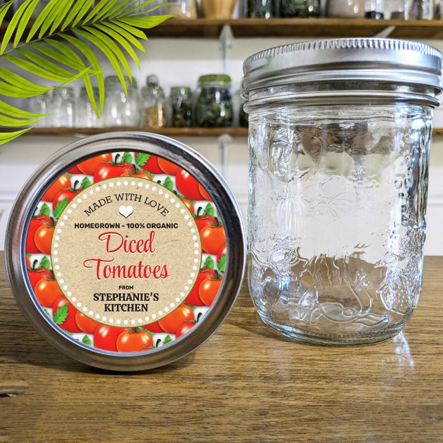 Tomato Canning Jar Label (Creator Uploaded)