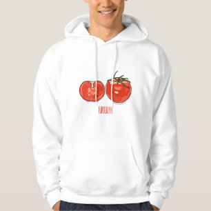 Tomato cartoon illustration  hoodie