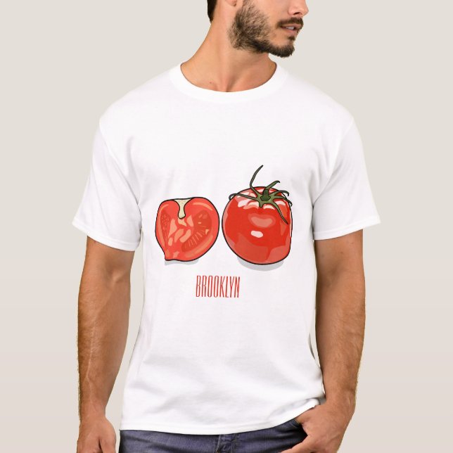 Tomato cartoon illustration  T-Shirt (Front)