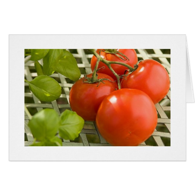 Tomato Cluster Card (Front Horizontal)