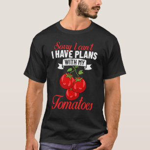 Tomato Food Vegan Salad Juice Gardening Fruit T-Shirt