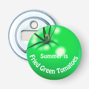 Tomato fried green tomatoes cute summer bottle opener