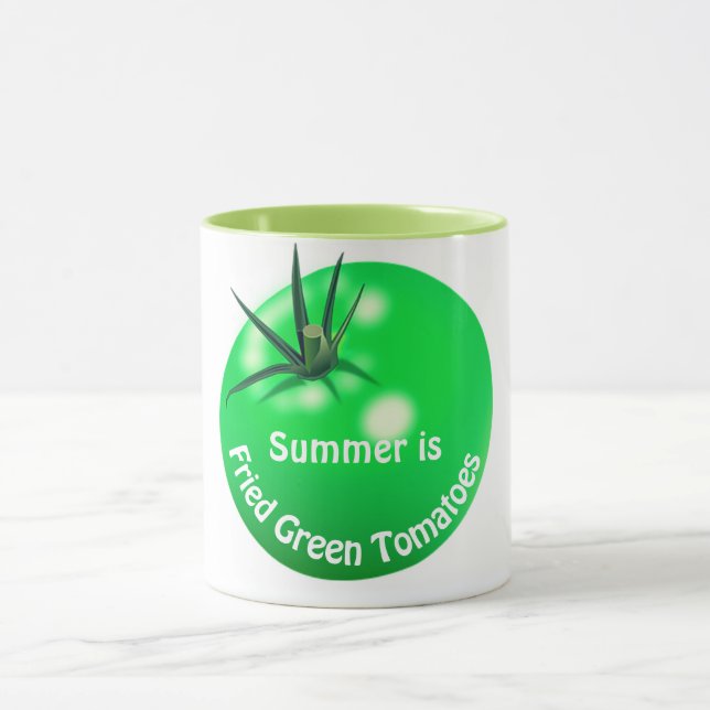 Tomato fried green tomatoes cute summer mug (Center)